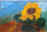 Unknown sunflower I painting